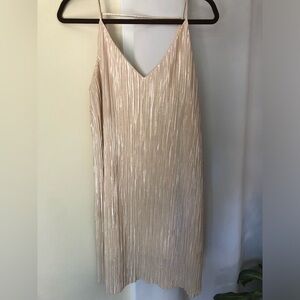 Gold Shift Dress